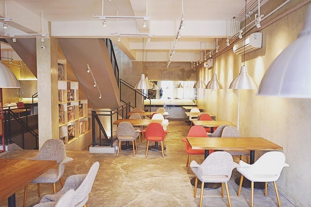 The Bunker Cafe interior